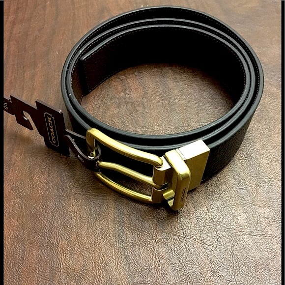 Coach Wide Harness Cut to Size Reversible Belt - Picture 1 of 11